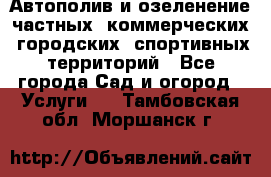 Автополив и озеленение частных, коммерческих, городских, спортивных территорий - Все города Сад и огород » Услуги   . Тамбовская обл.,Моршанск г.